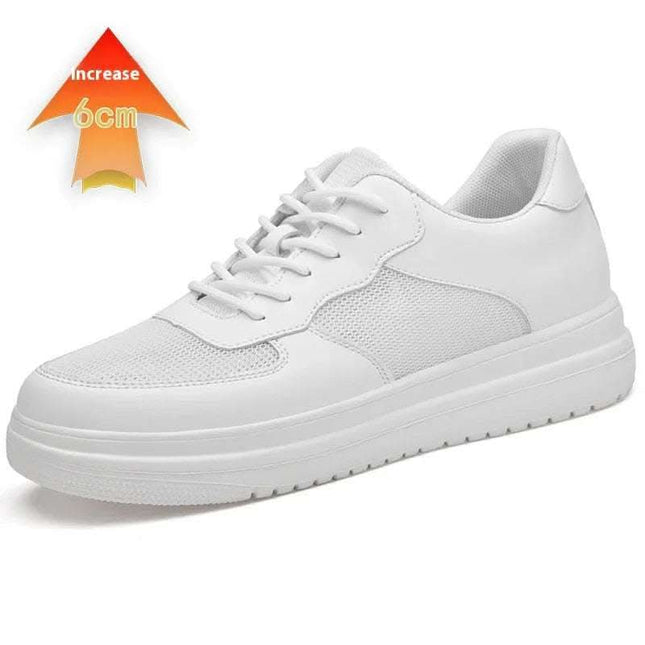 Summer Breathable Invisible Height Increasing Insole Men's Spring Soft Bottom Skateboard Shoes Fendax 0