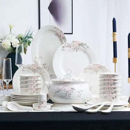 Ceramic Bowls And Saucers Set Bone China Bowls And Plates Fendax 0