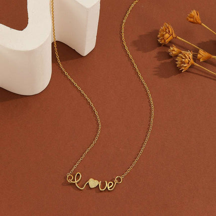 1pcs Simple Exquisite Inlaid Sparkling Diamond Symbol 8,Letter Love Pendant Necklace, Suitable For Women's Daily Wear, A Holiday Gift For Wives And Mothers Fendax 4