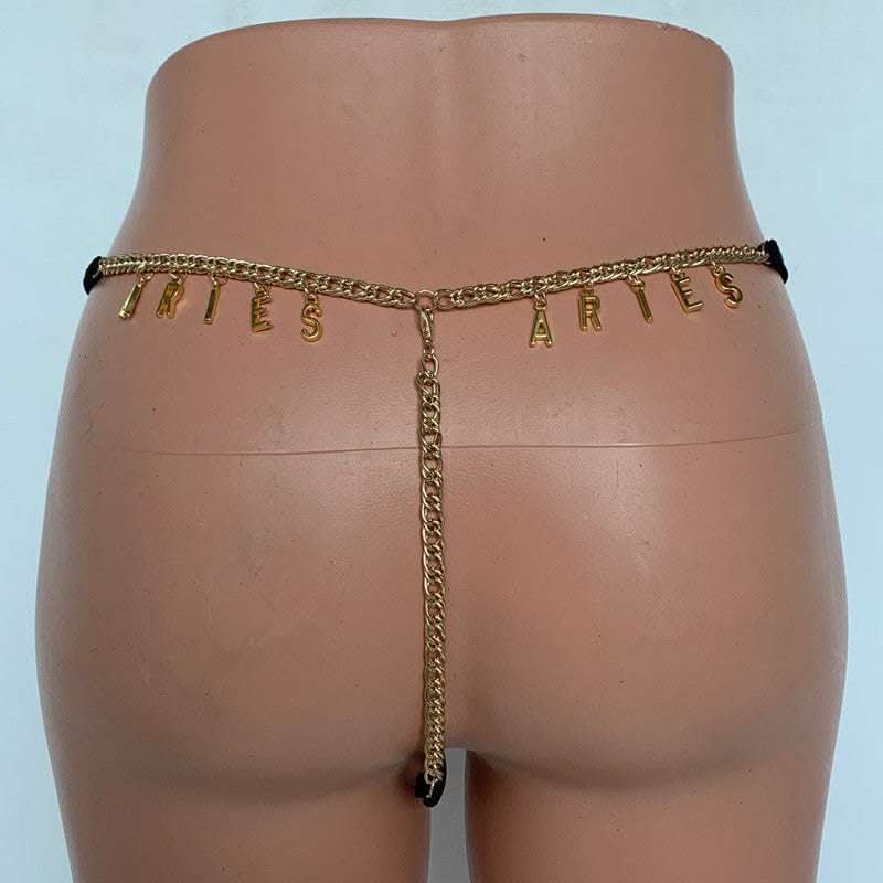 Customized Thong Waist Chain Body Chain Fendax 7