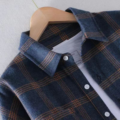 Casual Plaid Long Sleeve Shirt