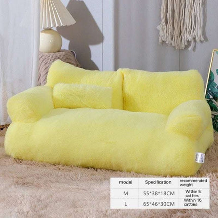 Luxury Cat Bed Sofa Winter Warm Cat Nest Pet Bed For Small Medium Dogs Cats Comfortable Plush Puppy Bed Pet Supplies Fendax 0