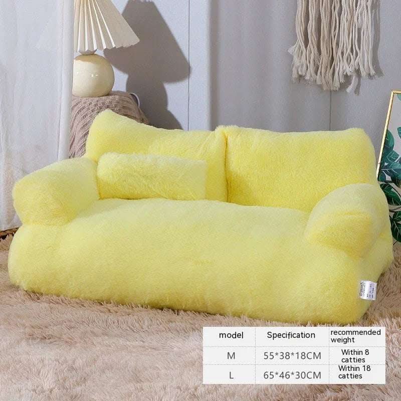 Luxury Cat Bed Sofa Winter Warm Cat Nest Pet Bed For Small Medium Dogs Cats Comfortable Plush Puppy Bed Pet Supplies Fendax 0