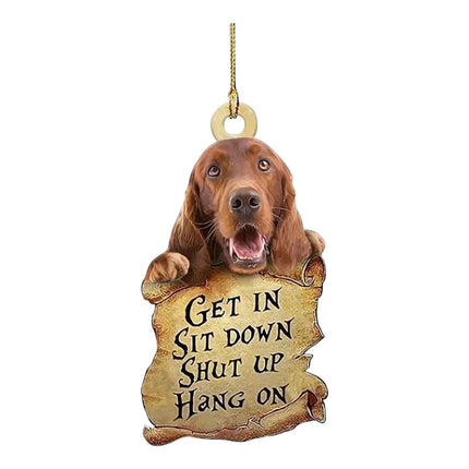 Car Dog Pendant Pendant, Car Key Backpack Accessories Fendax 0