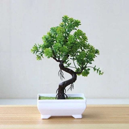Artificial Potted Green Small Arborous Plants Fendax 0