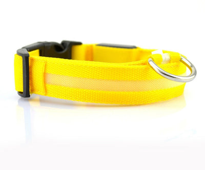 Nylon LED pet collar
