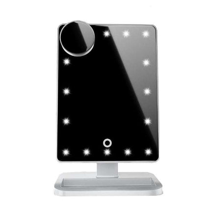 Touch Screen Makeup Mirror With 20 LED Light Bluetooth Music Speaker 10X Magnifying Mirrors Lights Fendax 0