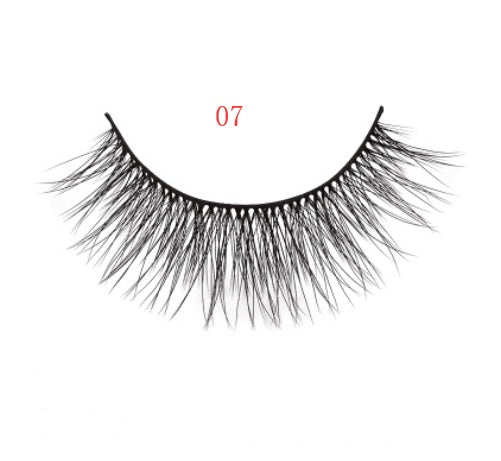 3 pairs of natural false eyelashes
