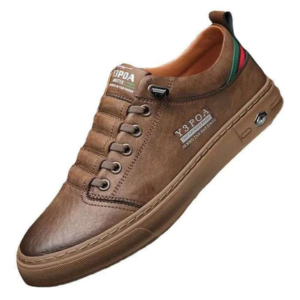 Breathable Soft Bottom White Shoes Casual All-matching Lace-up Men's Sneakers Fendax 0