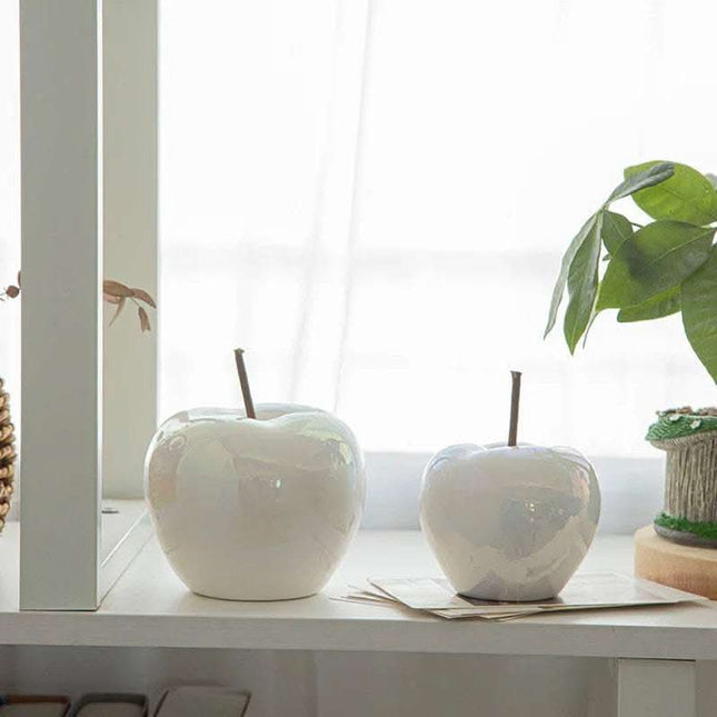 Nordic Home Bedroom Kitchen Home Porcelain Pearl Glaze Apple Ornaments Fendax 0