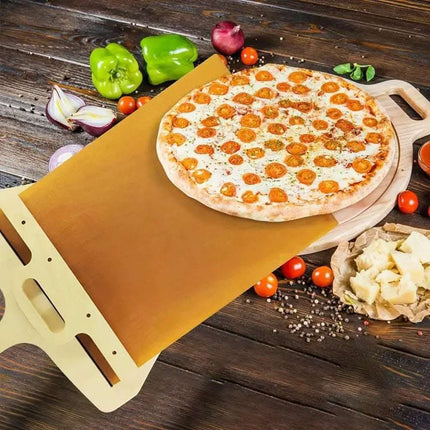 Kitchen Gadgets Sliding Pizza Shovel Non Stick Pizza Smooth Cutting Board Storage Transfer Board Kitchen Baking Tool Fendax 0