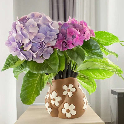 Creative Resin Body Art Flowerpot Home Home Decor Fendax 0