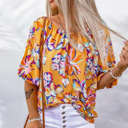 Women's Summer New Fashion Chiffon Pullover Shirt Fendax 0