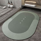 Green / Oval / 40x60cm