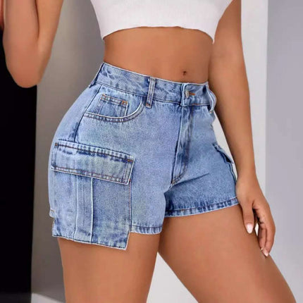 Women's Comfortable Fashion Slim Fit Denim Shorts Fendax 0