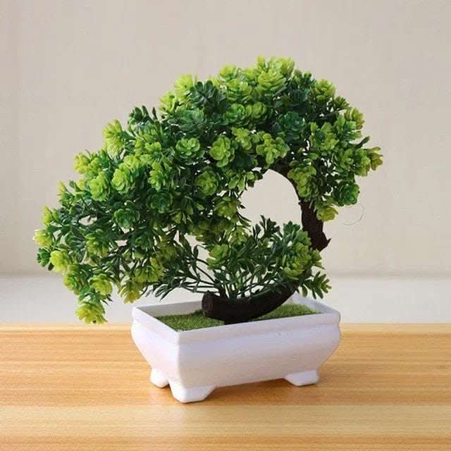 Artificial Potted Green Small Arborous Plants Fendax 0