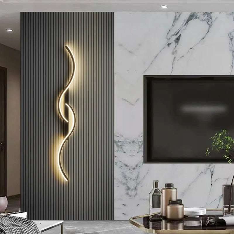 Minimalist Lines Luxury Modern Background Wall Decorative Lights Fendax 0