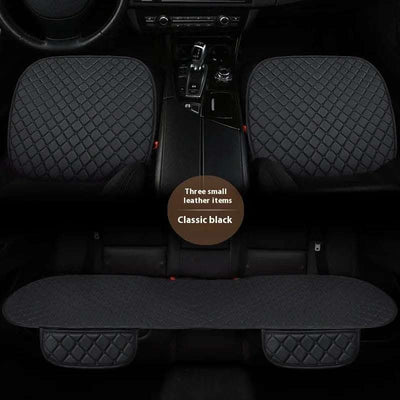 Car Seat Cushion Leather Single Non-slip Non-backrest Three-piece Set Car Mats Factory Delivery Fendax 0