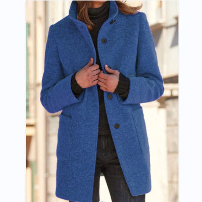 Woolen Coat With Pockets