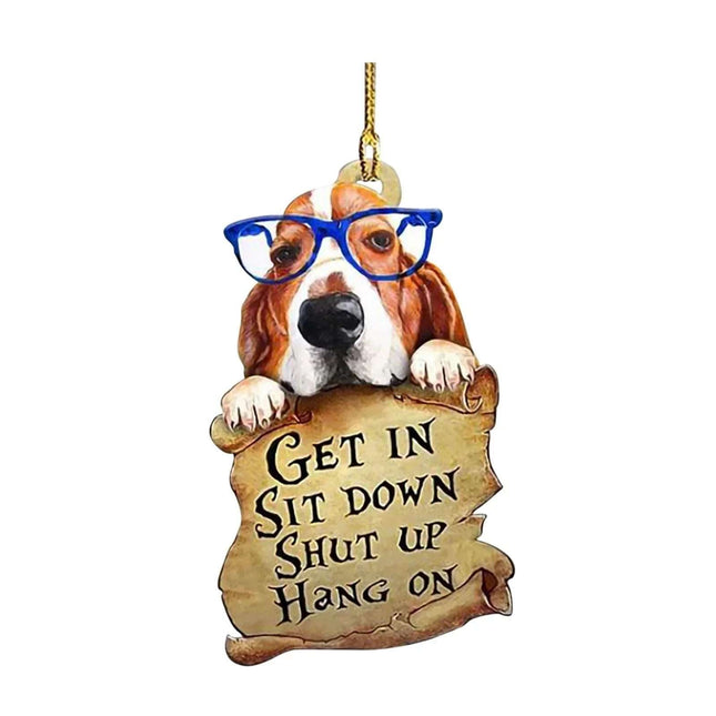 Car Dog Pendant Pendant, Car Key Backpack Accessories Fendax 0
