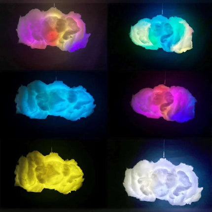 USB Cloud Light APP Control Music Synchronization 3D RGBIC Ambient Light Lightning Simulation Clouds Bedroom Room Light Fendax 0