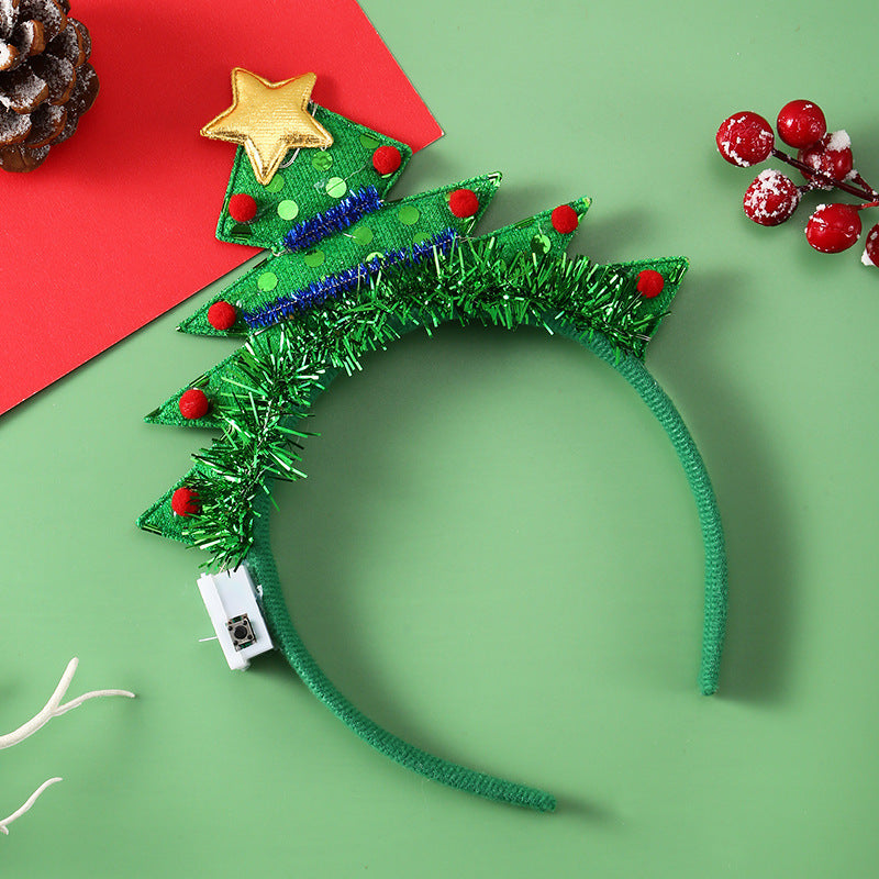 Christmas Hair Band Glowing Headband