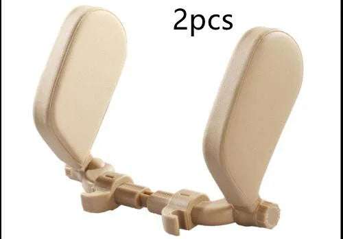 Car headrest pillow Sleep Adjustable Side Car Soft Travel Seat Headrest Auto Leather Support Neck Pillow Cushion car accessories Fendax 0