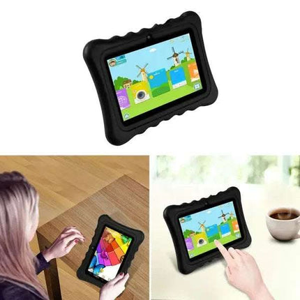 Shock-resistant Silicone Snap-on Case With Stand For 7 Tablets Fendax 5