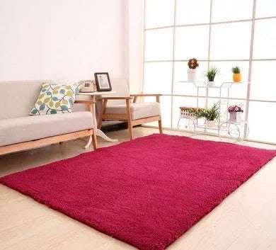 Living Room Rug Area Solid Carpet Fluffy Soft Home Decor White Plush Carpet Bedroom Carpet Kitchen Floor Mats White Rug Tapete Fendax 0
