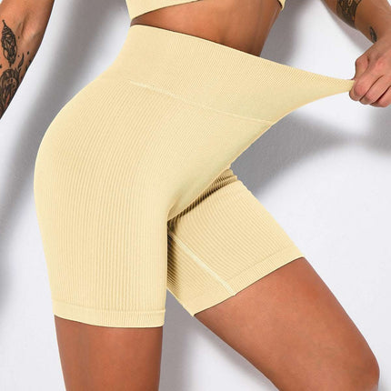 Seamless Knitted Sexy Sports Short-sleeved Shorts Yoga Wear Fitness Suit Fendax 0