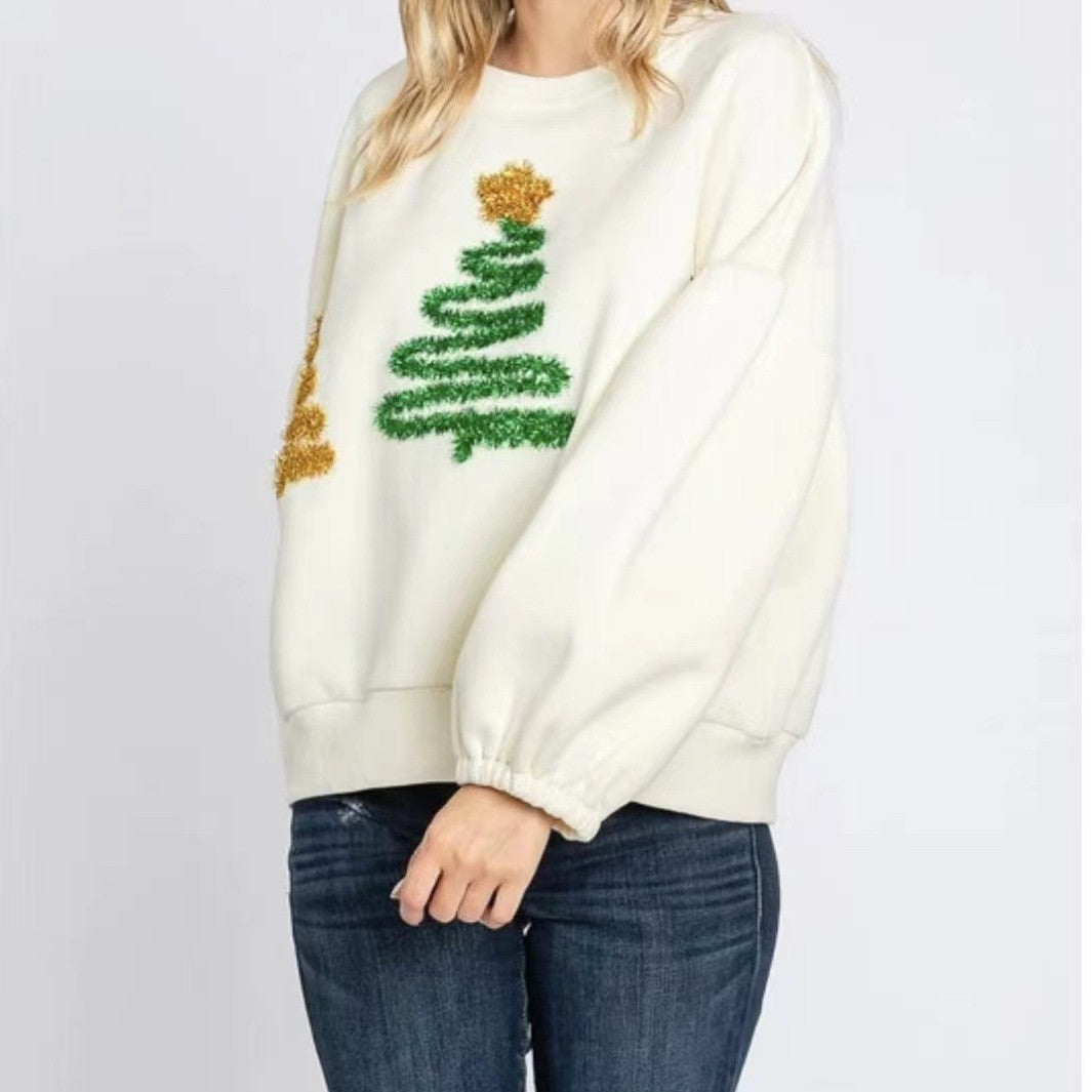 Christmas Casual Pullover Long Sleeve Sweater
