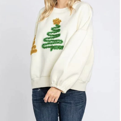 Christmas Casual Pullover Long Sleeve Sweater