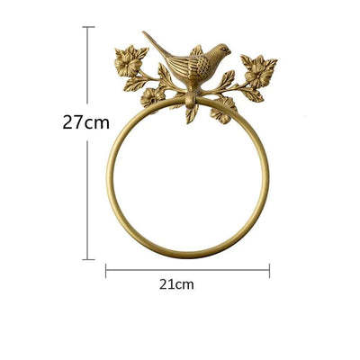 American Light Luxury Style Lucky Deer Decorative Hook Towel Bar Fendax 0