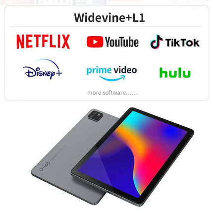 G-tab T9 Rockchip RK3562 Quad Core 3GB 3GB RAM 64GB ROM 10.1 Inch Android 14 Tablet PC Grey Fendax 5