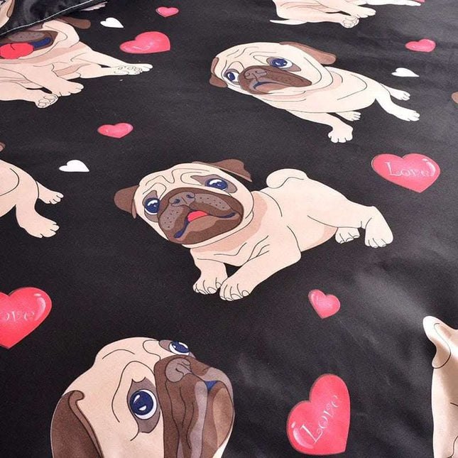 Cartoon pug bedding set Fendax 0