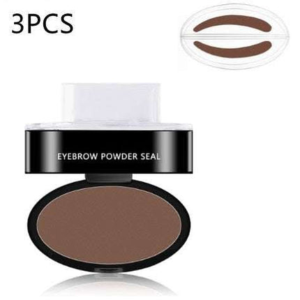Eyebrow Powder Stamp Tint Stencil Kit Cosmetics Professional Makeup Waterproof Eye Brow Stamp Lift Eyebrow Enhancers Stencil Kit Fendax 0