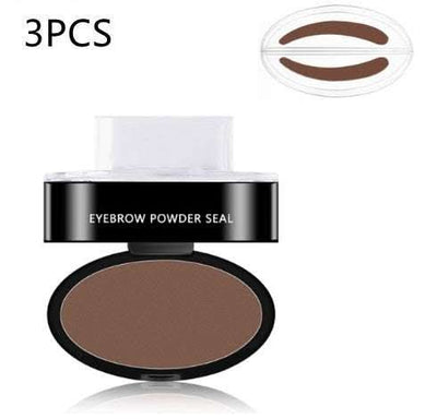 Eyebrow Powder Stamp Tint Stencil Kit Cosmetics Professional Makeup Waterproof Eye Brow Stamp Lift Eyebrow Enhancers Stencil Kit Fendax 0