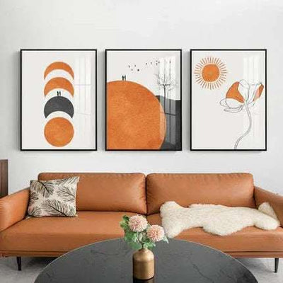 Modern Living Room Decorative Northern Europe Light Luxury Abstract Hanging Painting Fendax 0