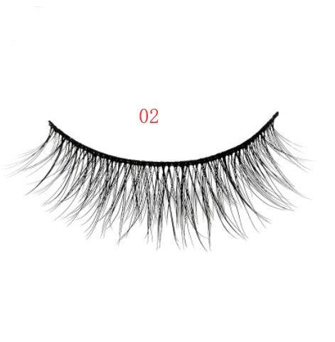 3 pairs of natural false eyelashes