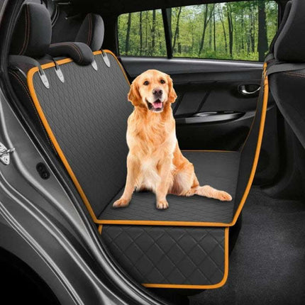 Dog Car Seat Cover View Mesh Pet Carrier Hammock Safety Protector Car Rear Back Seat Mat With Zipper And Pocket For Travel Fendax 0