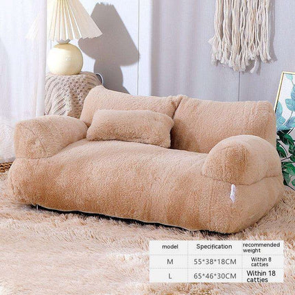 Luxury Cat Bed Sofa Winter Warm Cat Nest Pet Bed For Small Medium Dogs Cats Comfortable Plush Puppy Bed Pet Supplies Fendax 0
