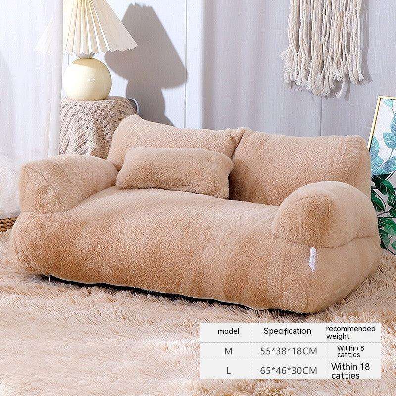 Luxury Cat Bed Sofa Winter Warm Cat Nest Pet Bed For Small Medium Dogs Cats Comfortable Plush Puppy Bed Pet Supplies Fendax 0
