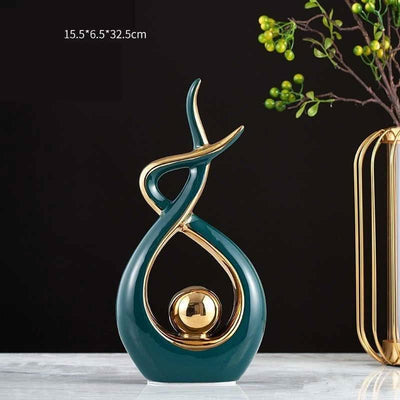 Modern Minimalist Ceramic Ornaments Light Luxury Home Fendax 0