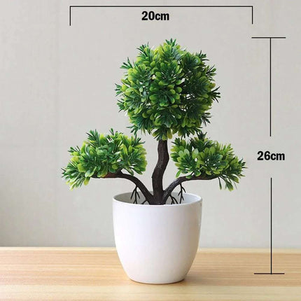 Artificial Potted Green Small Arborous Plants Fendax 0
