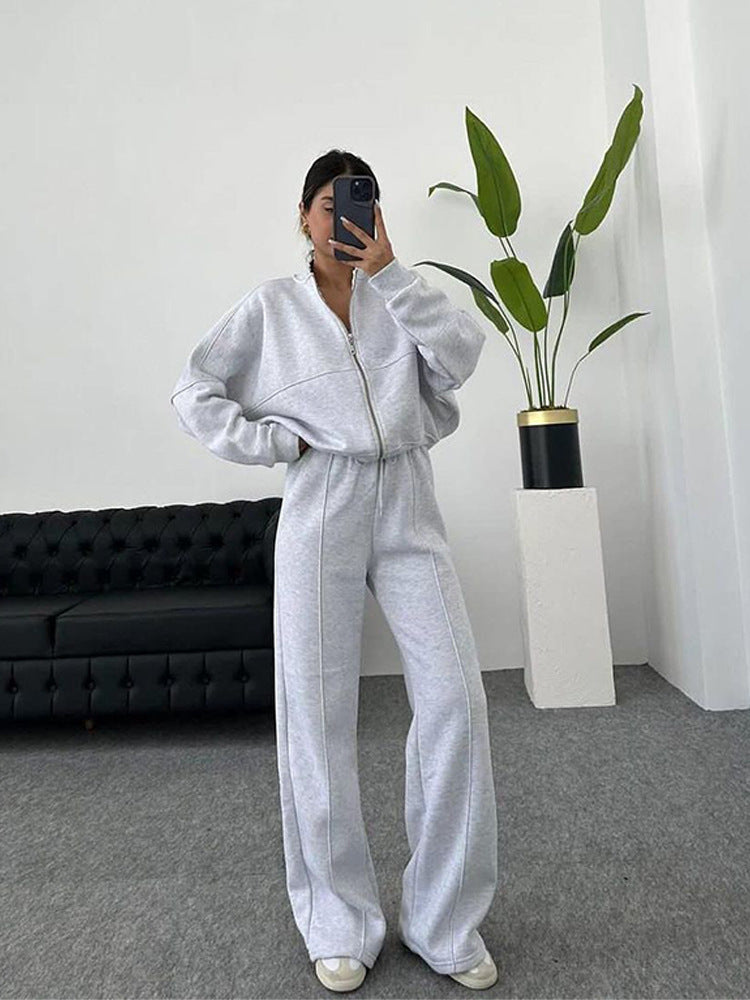Cardigan Pants Two-piece Set