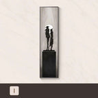 I / 30X120CM Black Frame / Remote Control 220V US