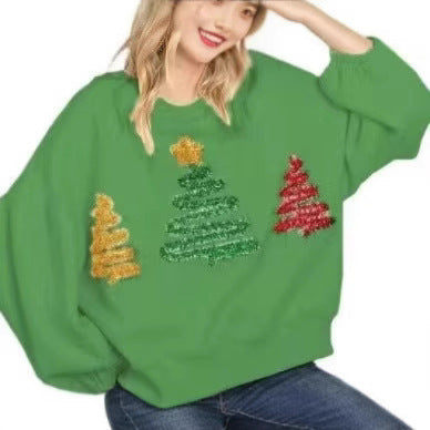 Christmas Casual Pullover Long Sleeve Sweater