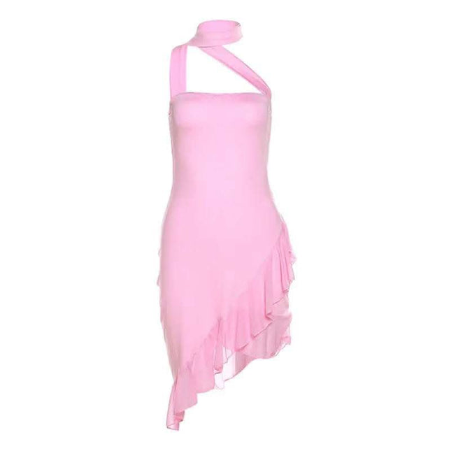 Spring And Summer New Women's Fashion Neck Dress Fendax 0