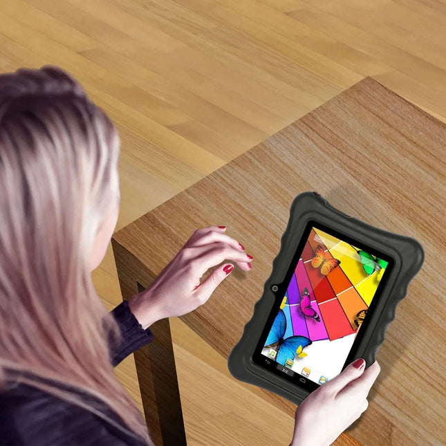 Shock-resistant Silicone Snap-on Case With Stand For 7 Tablets Fendax 5