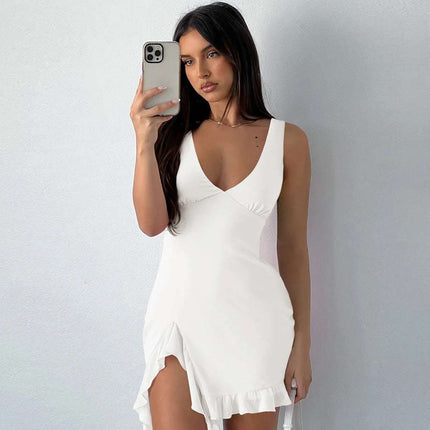 Pure Color Hot Girl Skirt Pure Desire Style European And American Women Fendax 0